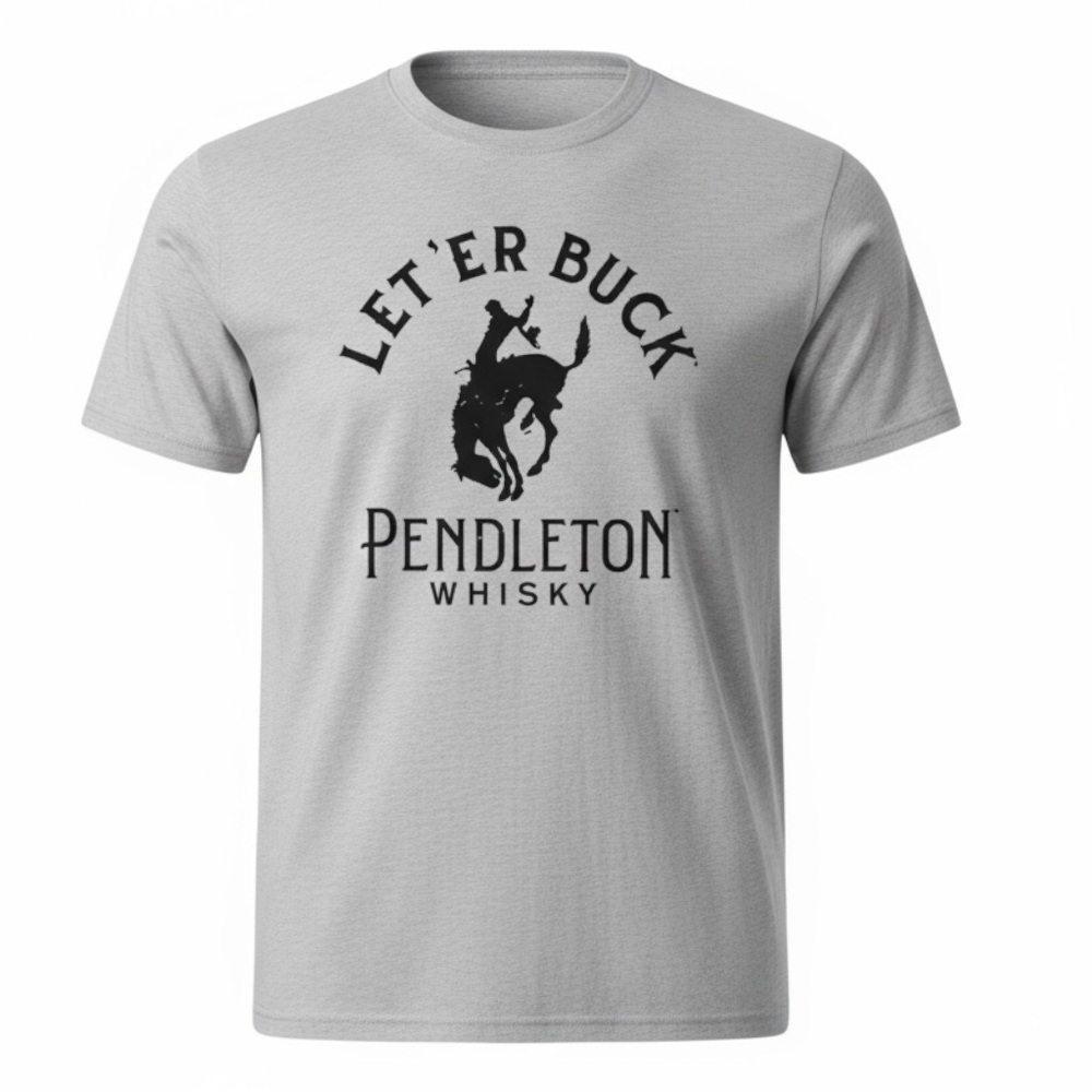 🐎 Let’er Buck Pendleton Whisky Tee 🤠 Size Medium‎
